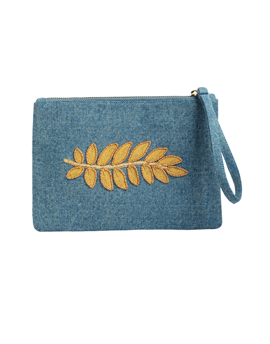 Gold Leaf Pouch