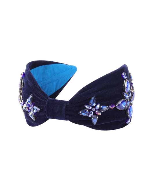 Blue Crystal Headband