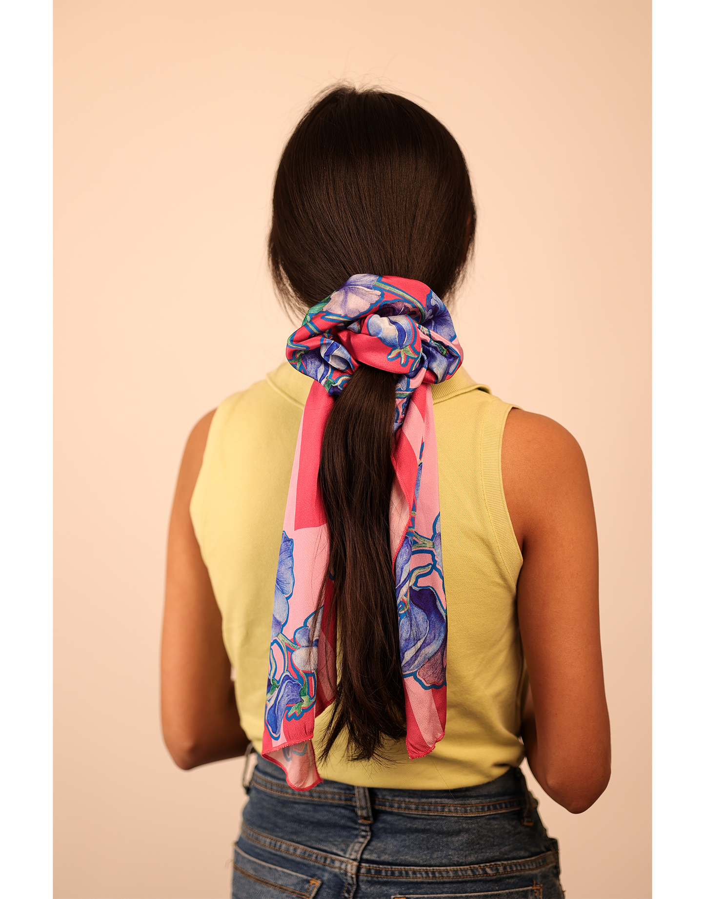 Blue Petal Scarf