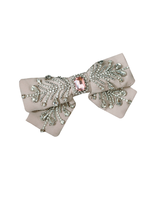 Pink Leaf Bow