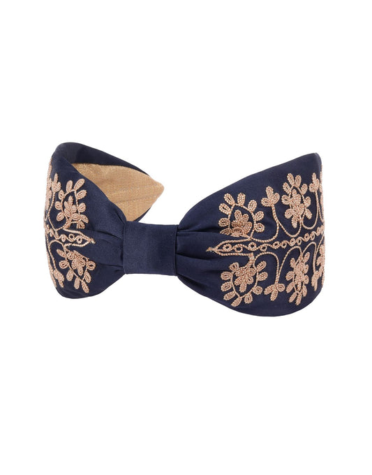 Embroidered Floral Headband