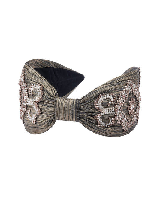 Beaded Wrangled Headband