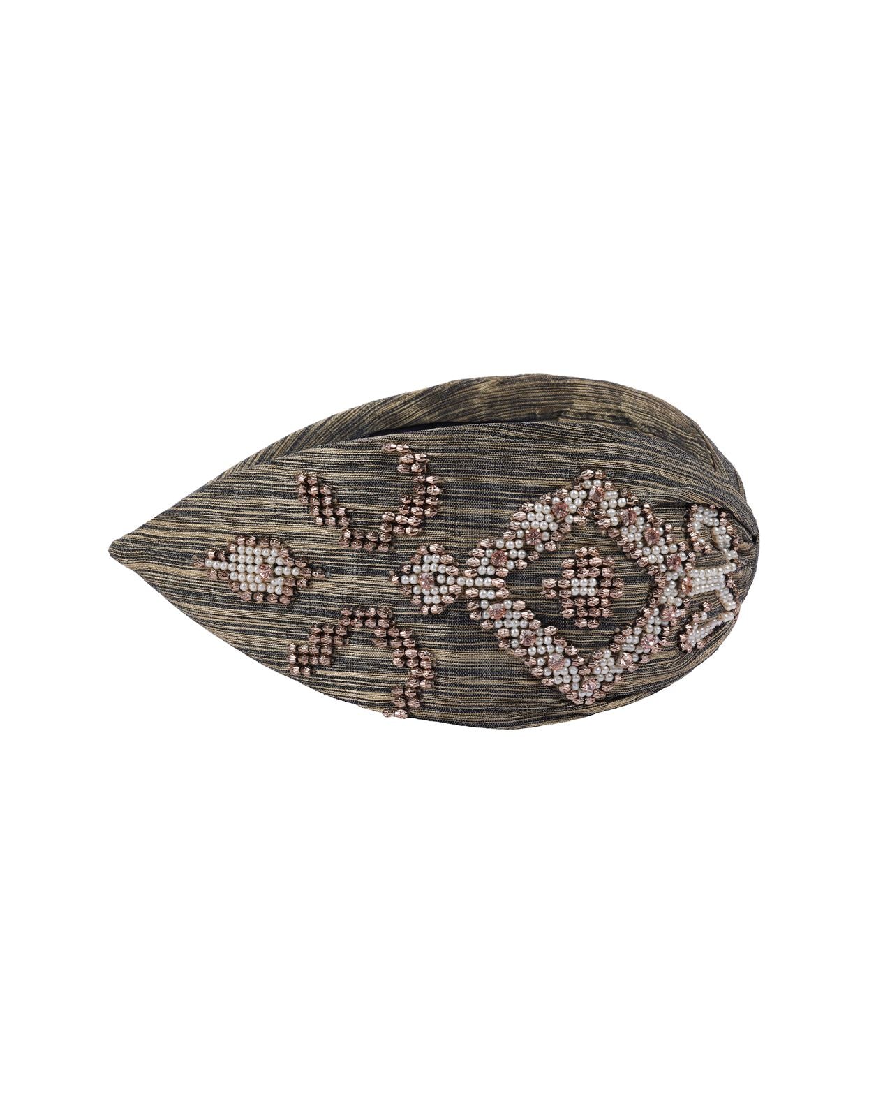 Beaded Wrangled Headband