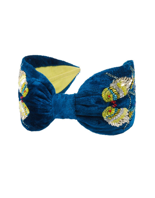 Bird Embroidered Headband