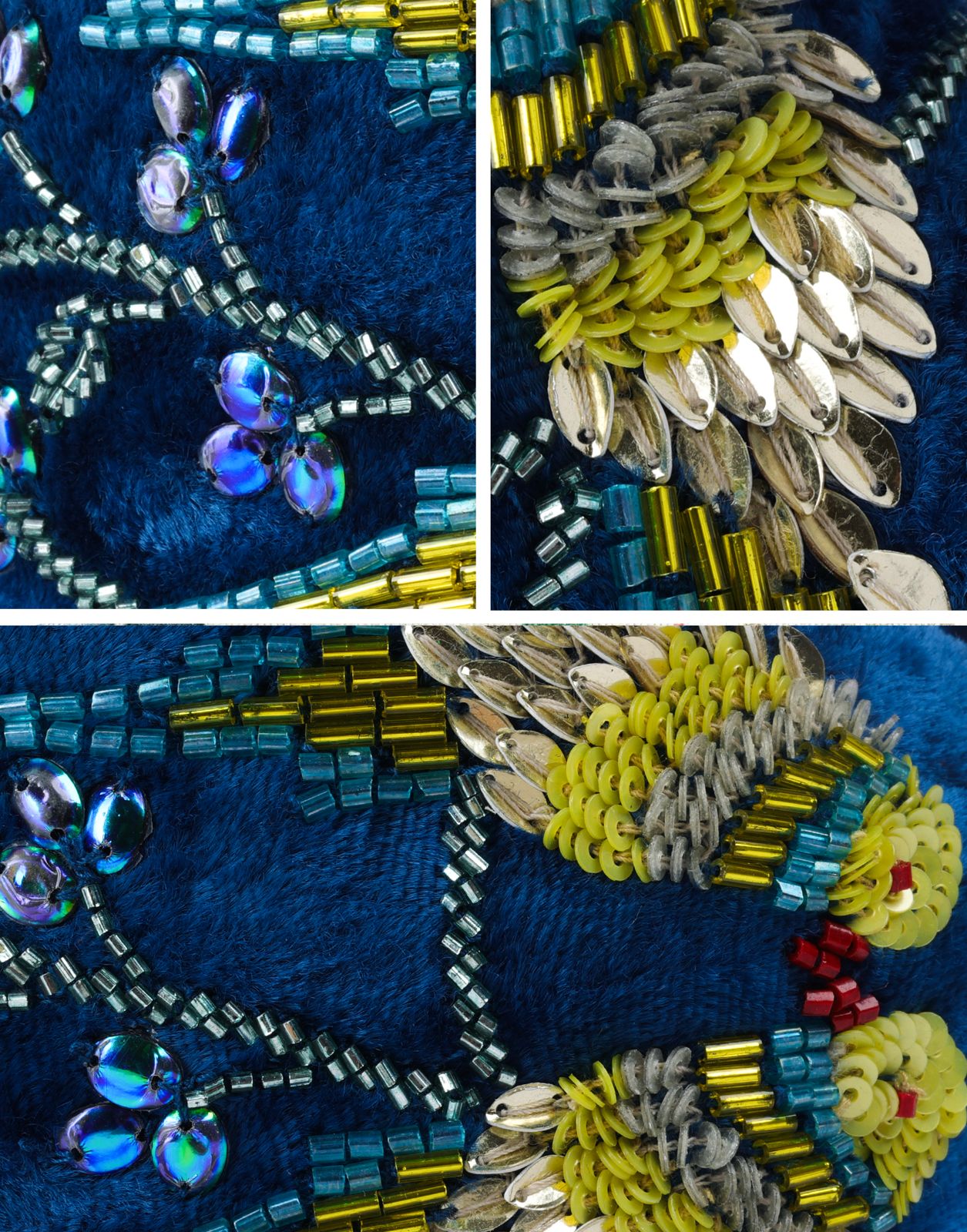 Bird Embroidered Headband