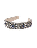 Sapphire Beaded Headband
