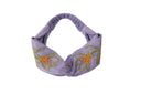 Lilac Floral Embroidered