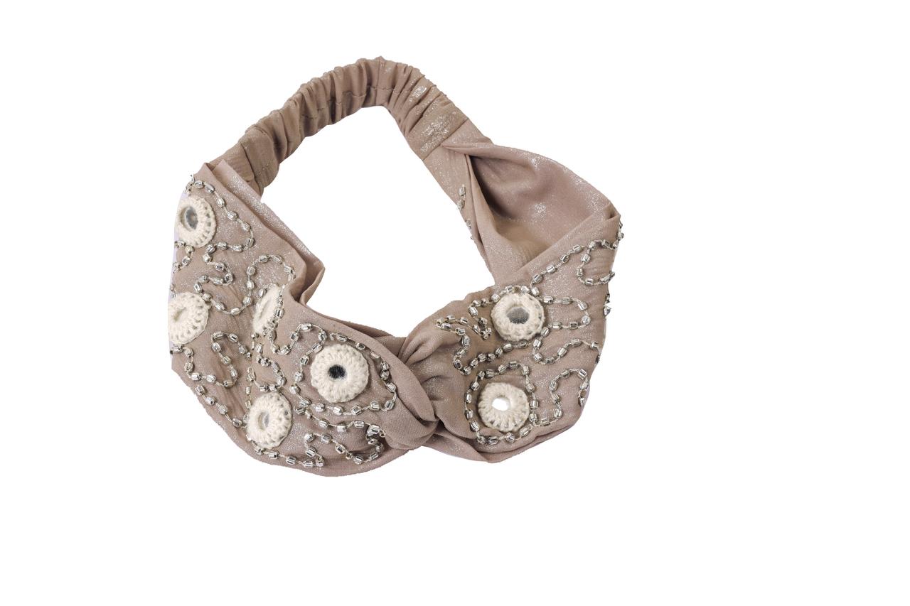Taupe Eyelet Embellished