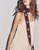 Chocolate Starburst Scarf
