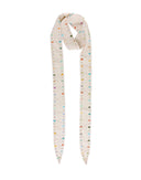 Rainbow Stone Skinny Scarf