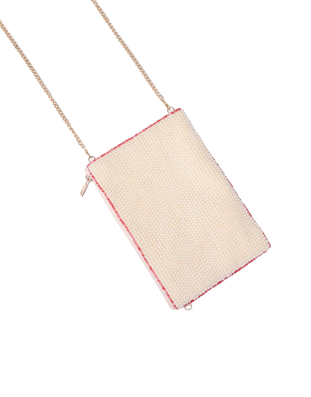 Pineapple Beaded cross body bag