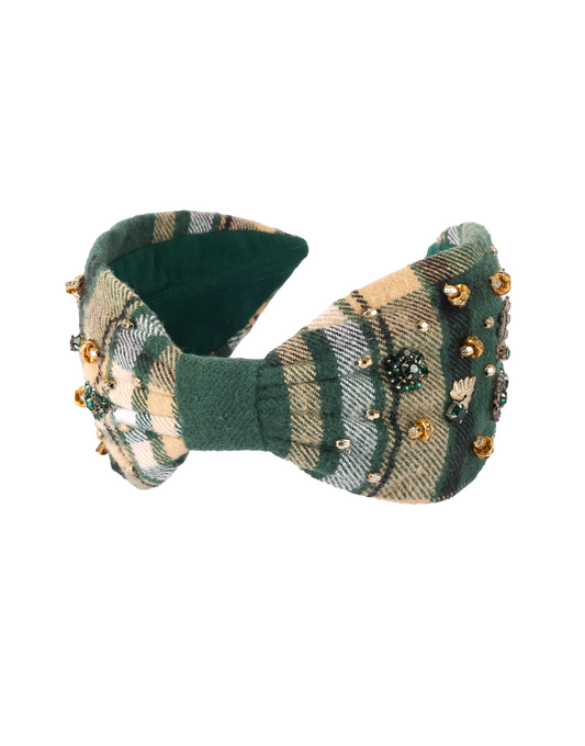 Forest Plaid Headband