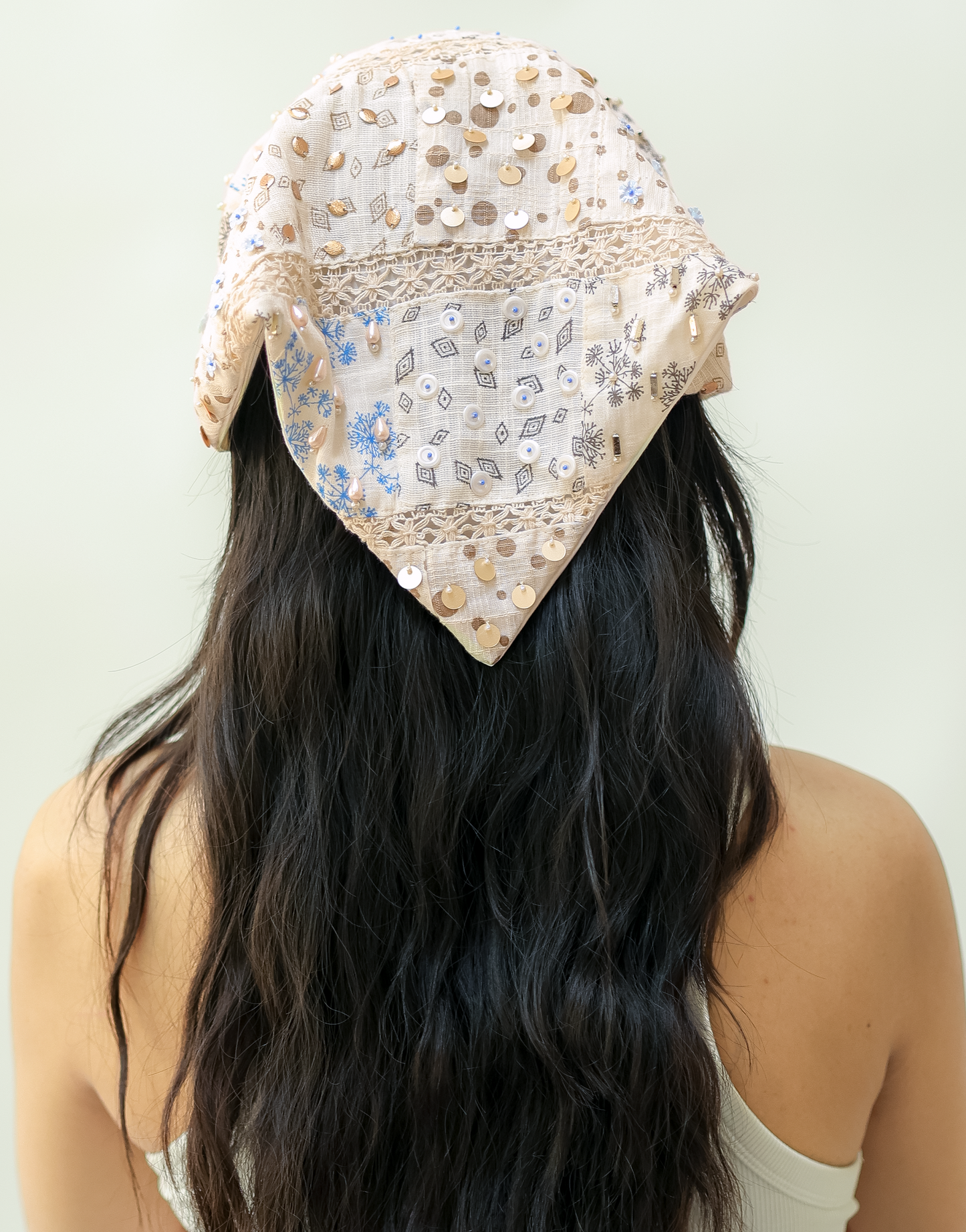 Diamond Snowflake Headscarf