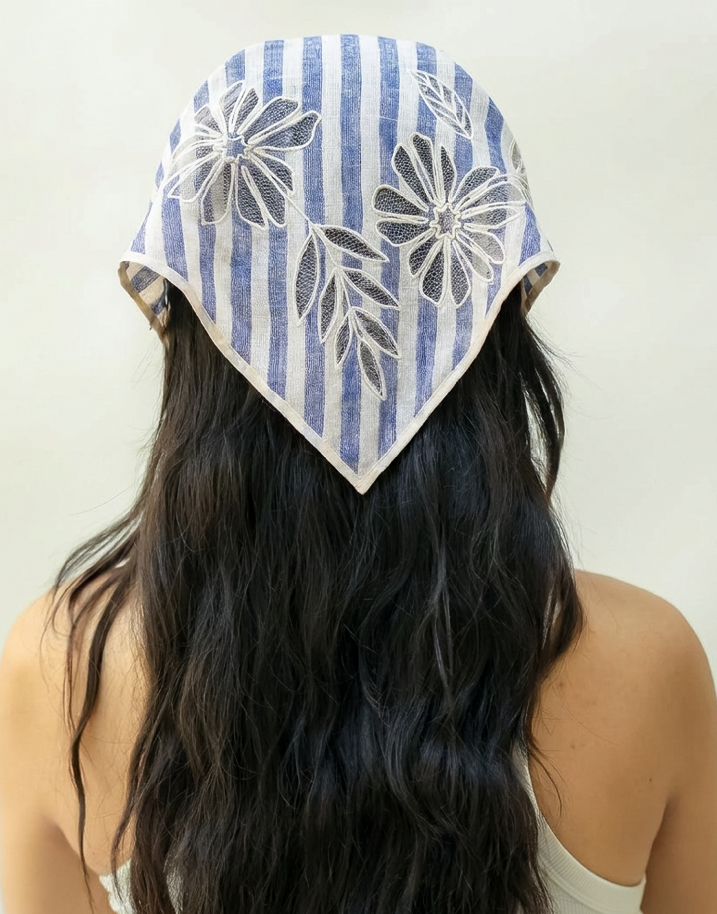Blue Meadow Headscarf
