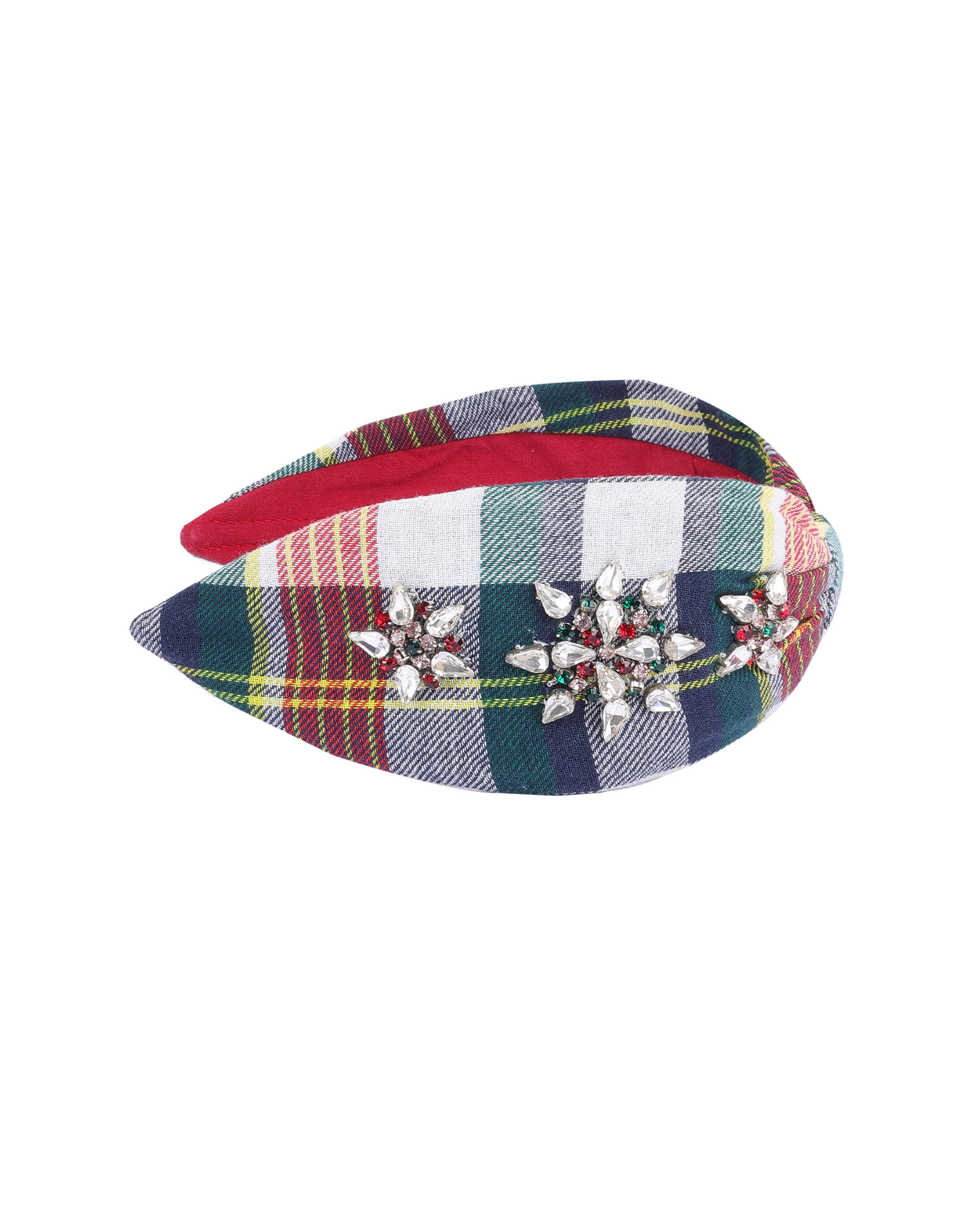 Tartan Jeweled Headband