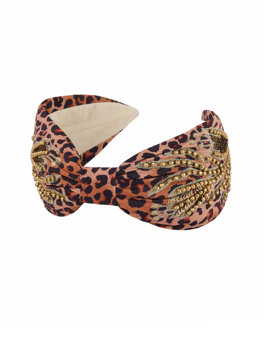 Leopard Expresso Headband