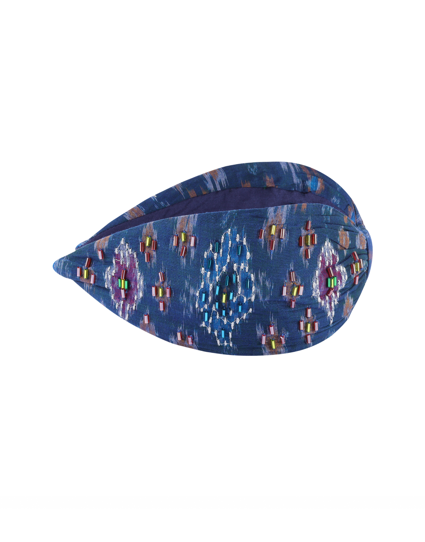 Blue Ikat Headband