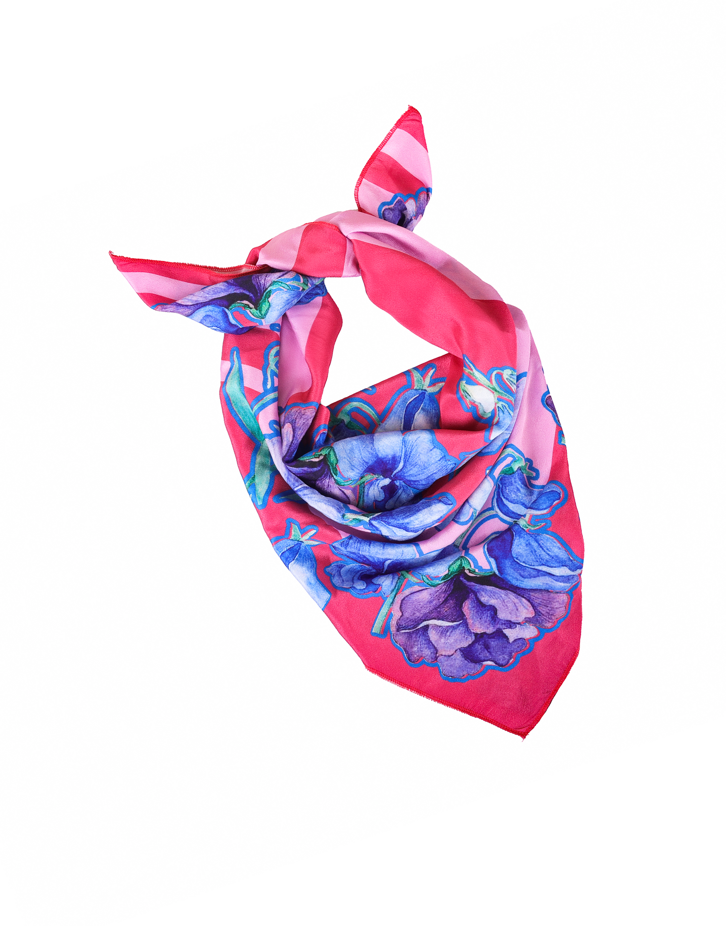 Blue Petal Scarf
