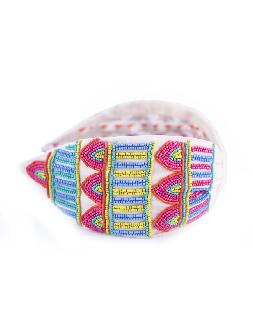 Aztec Beaded Headband