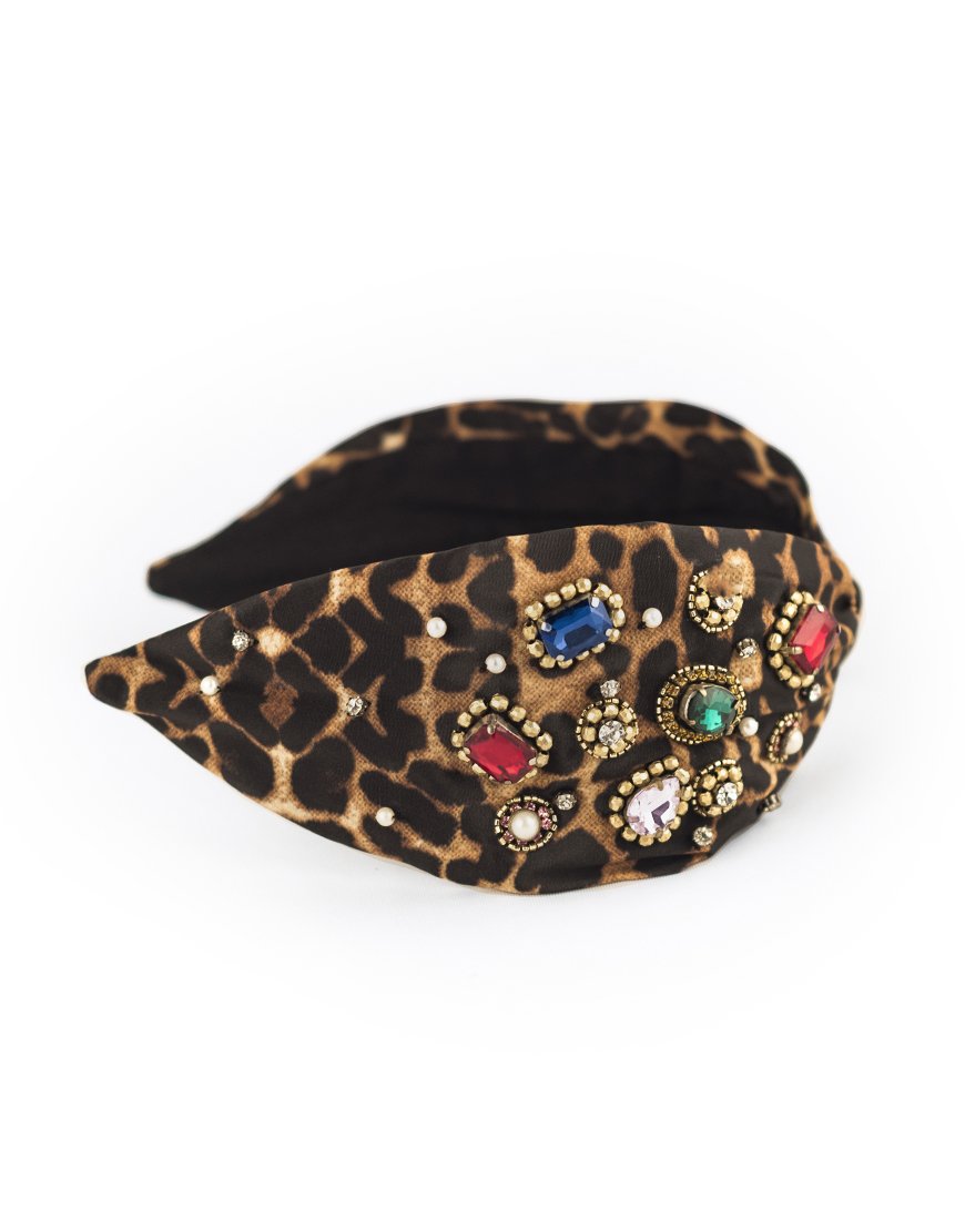 leopard Jewel Headband